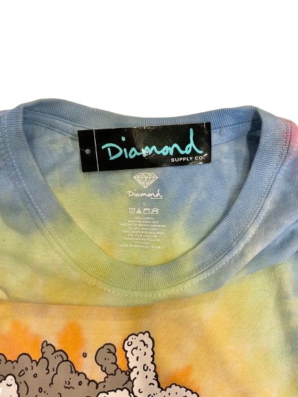 DIAMOND SUPPLY Co X Taylor Gang ダイアモンドサプライxテイラーギャング We○d maps KUSH TEE TieDye