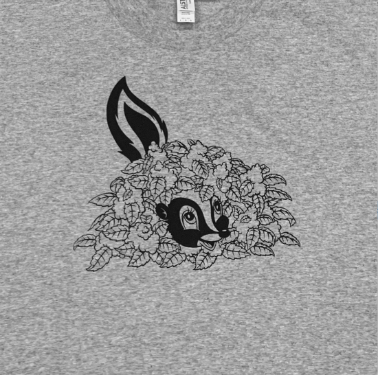 HOTBOX SESSIONS ホットボックスセッションズ "FLOWER" Tシャツ グレー/オリーブ