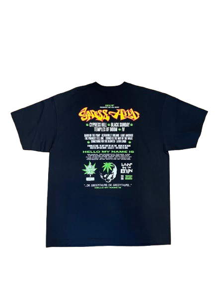 HUF x Cypress Hill ハフxサイプレスヒル Dr. Greenthumb Black T-Shirt Tシャツ ブラック