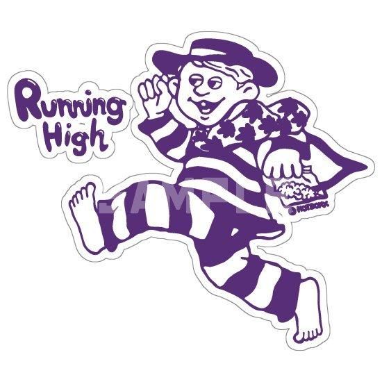 HOTBOX SESSIONS ホットボックスセッションズ "running high" sticker ステッカー