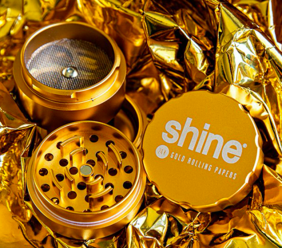 Shine シャイン Gold 4Piece Grinder グラインダー #G7