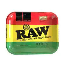 RAW ロウ METAL ROLLING TRAY メタルローリングトレイ ラスタカラー