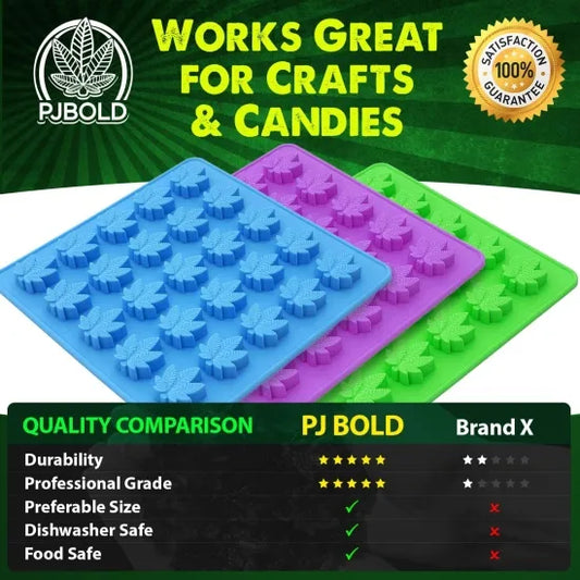 Gummy Leaf Silicone Candy Mold 1Pack シリコンモールド