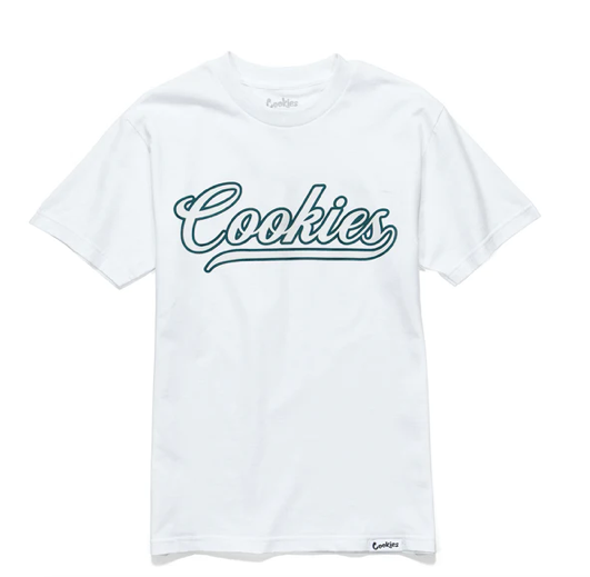 【SALE!!】 Cookies クッキーズPACK TALK LOGO 3 TEE ホワイト Tシャツ