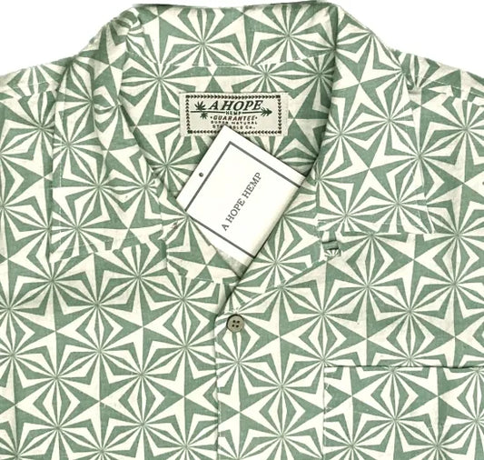 A HOPE HEMP アポープヘンプ S/S SHIRT シャツ 星麻