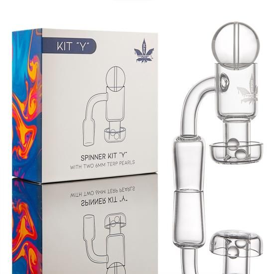 ALEAF エーリーフ SPINNER KIT Y TERP SLURPER ガラスバンガー&バンガーキャップ