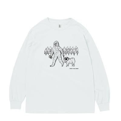 HOTBOX SESSIONS ホットボックスセッションズ UMA LONG SLEEVE TEE L/S ホワイト ロング Tシャツ