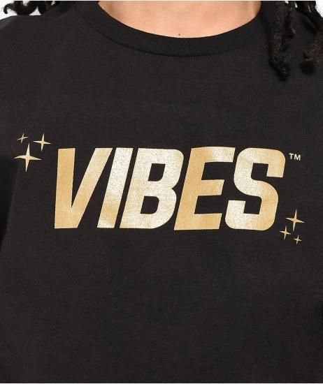 VIBES バイブス Logo T-shirts BLACK Tシャツ ブラック