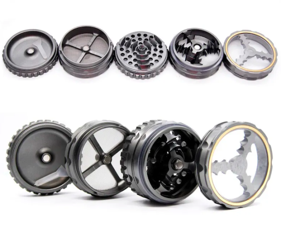 【SALE!!】CLEAR TOP 5LAYER ALUMINIUM GRINDER グラインダー #G20