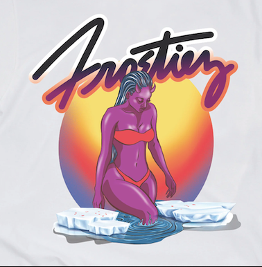 FROSTIEZフロスティーズ ICE BATH GRAPHIC T-SHIRT Tシャツ ホワイト
