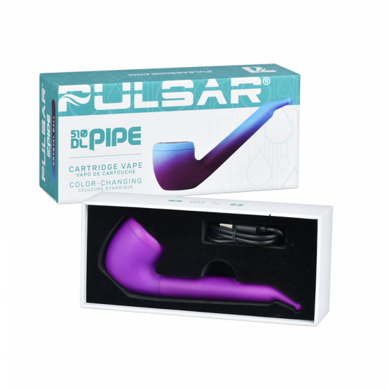 PULSAR パルサー 510 DL Pipe Variable Voltage Cartridge Vape Thermo Series 650mAh パイプ型バッテリー