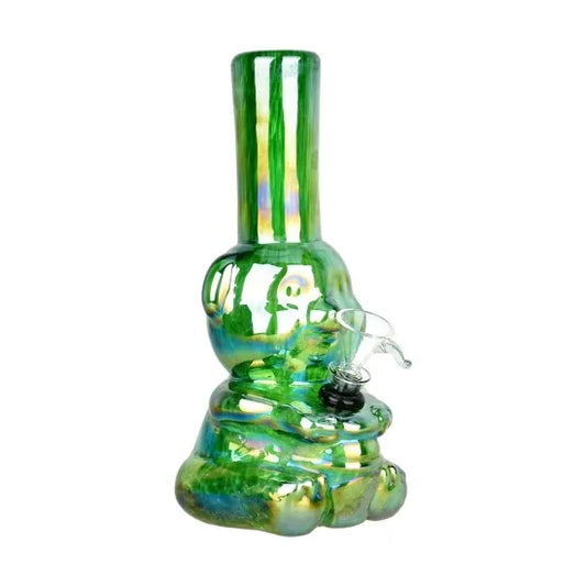 Bear-y Shiny Electroplated Soft Glass Water Pipe 水パイプ