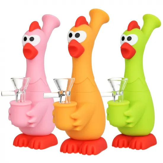 What The Cluck Silicone Water Pipe warter pipe シリコン水パイプ