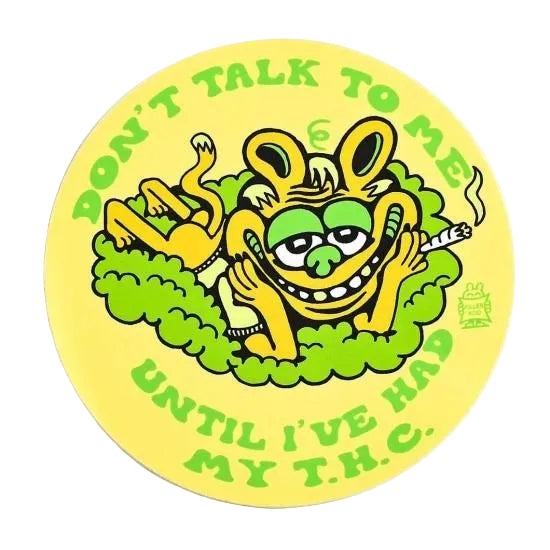 Killer Acid キラーアシッド Talk THC Yellow Sticker ステッカー