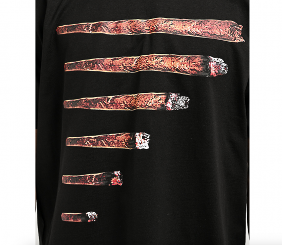 Push Trees プッシュツリー Can You Hear Me Now Black Tee Tシャツ