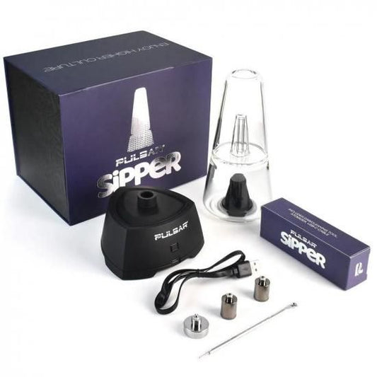 PULSAR パルサー Sipper Concentrate & 510 Cartridge Vaporizer Bubbler ベポライザー