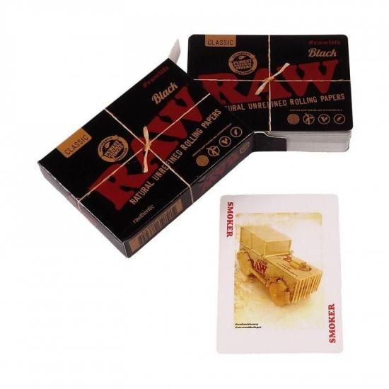 RAW ロウ Black Playing Cards トランプ