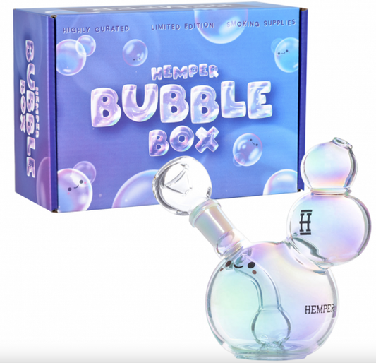 HEMPER ヘンパー Bubbles Glass Water Pipe 水パイプ