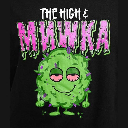 The High & Mightyザハイアンドマイティー x Mishka Stoney Burnie Black T-Shirt Tシャツ ブラック