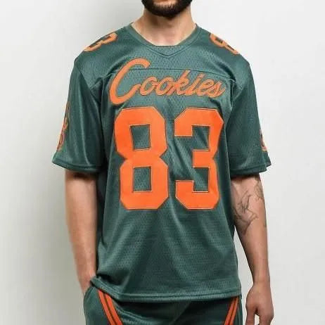Cookies クッキーズ Legacy Green Football Jersey Tシャツ グリーン