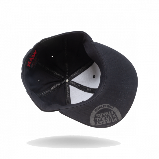 RAW ロウ BLACK ON BLACK FLEX-FIT CAP キャップ ブラック
