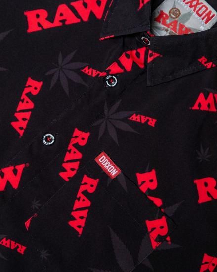 RAW x DIXXON ロウ×ディクソン PARTY SHIRT シャツ ブラック