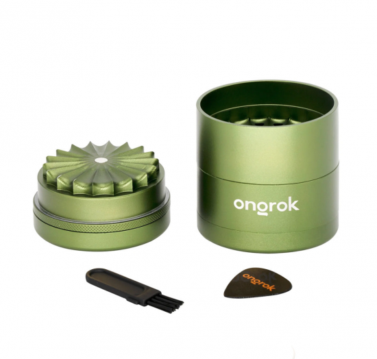ONGROK オングロック Flower Petal Toothless Aluminum Storage Grinder グラインダー #on1,2