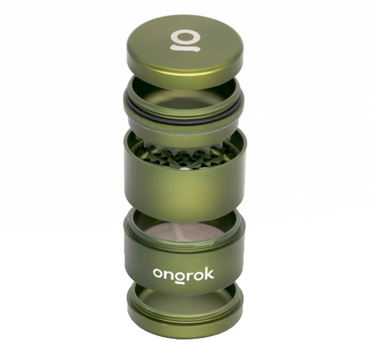ONGROK オングロック Flower Petal Toothless Aluminum Storage Grinder グラインダー #on1,2
