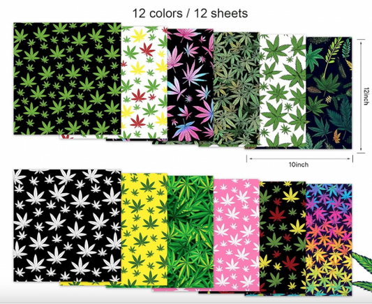 Tintnut Cannabis Pattern Permanent Viny シール