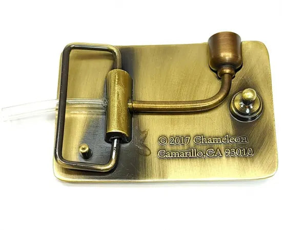 NOS 2017 Chameleon Mad Hatter Alice in Wonderland Belt Buckle Hidden Pipe in Box ベルトバックル