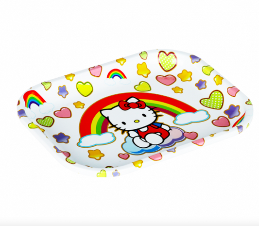 Rainbow Kitty Metal Rolling Tray ローリングトレイ