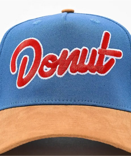 Donut Outline Blue & Brown Snapback Cap ドーナツキャップ