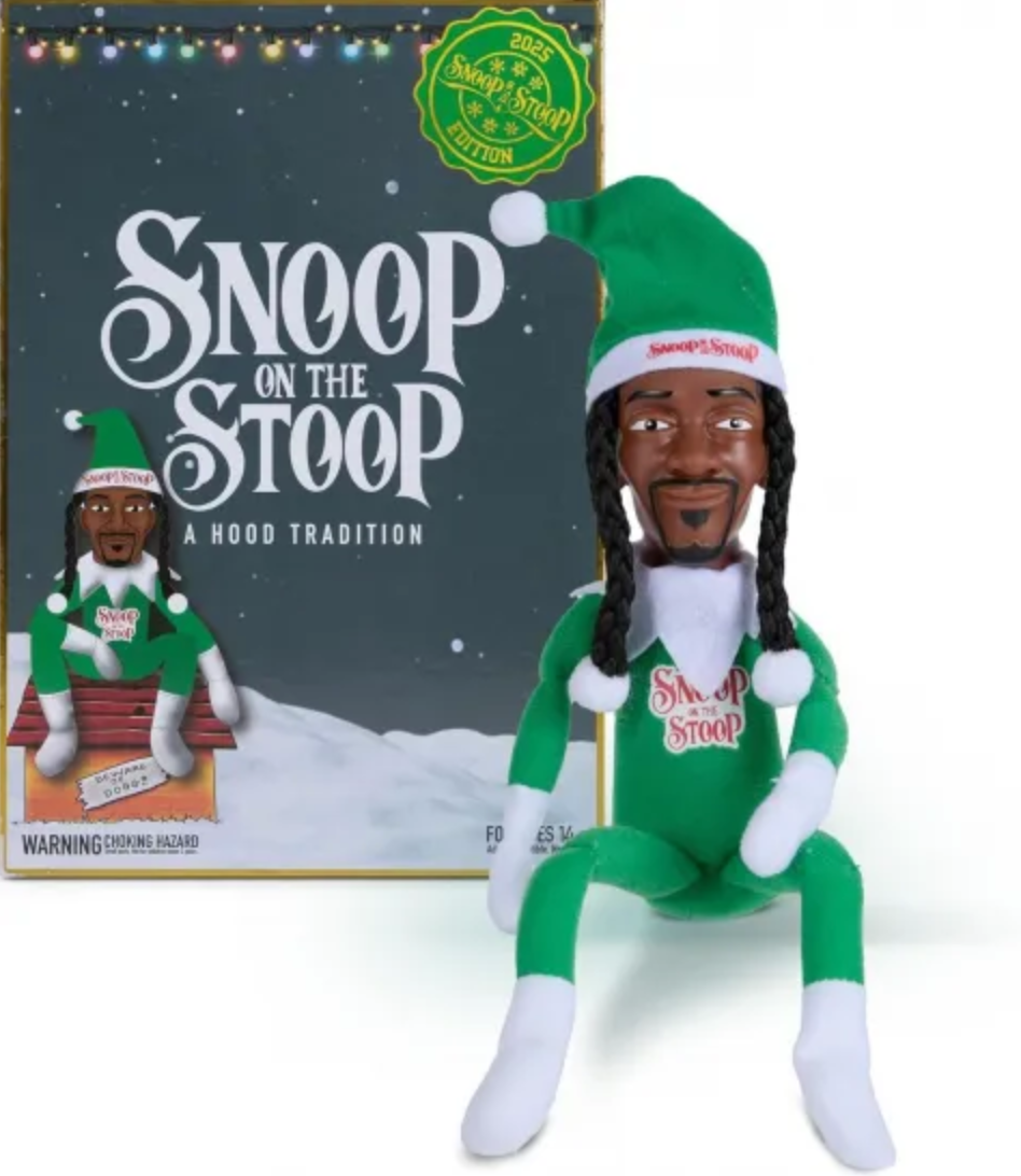 Snoop Dogg スヌープドック/ Snoop on The Stoop 2025 Christmas Elf Doll クリスマスBOX ぬいぐるみ 人形