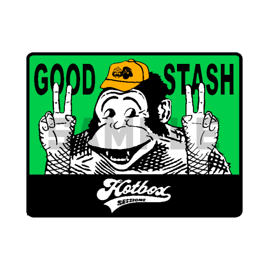 HOTBOX SESSIONS ホットボックスセッションズ "BD" sticker ステッカー