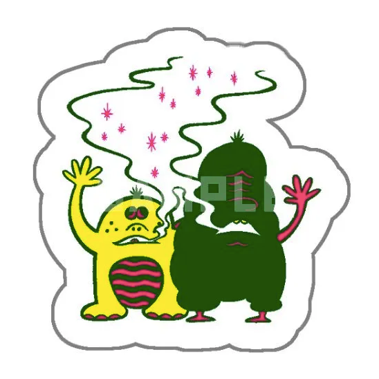 HOTBOX SESSIONS ホットボックスセッションズ "G&M" ステッカー sticker