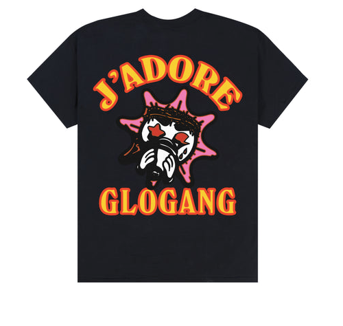 Glo Gang グロギャング J'Adore Tee (Black) Tシャツ