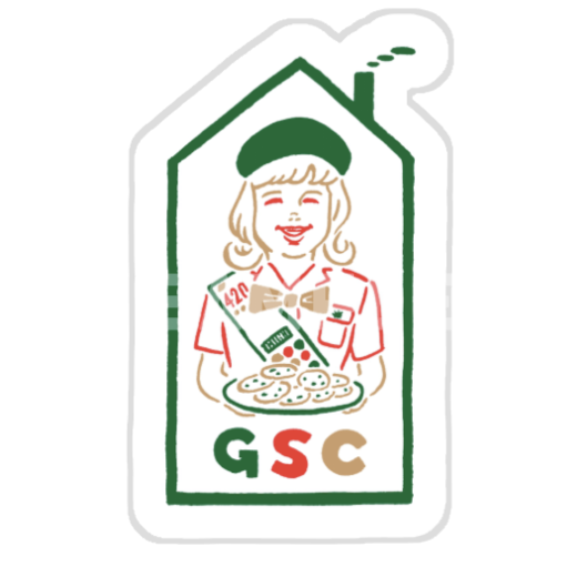 HOTBOX SESSIONS ホットボックスセッションズ "GSC" sticker ステッカー S/M