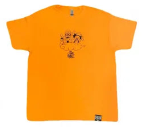 HOTBOX SESSIONS ホットボックスセッションズ "GOOF BALLZ" by Casper Tシャツ ホワイト/ネイビー/オレンジ