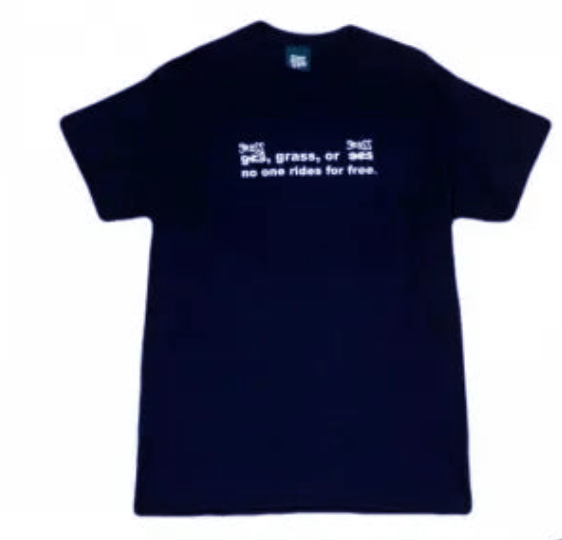 HOTBOX SESSIONS ホットボックスセッションズ "NO ONE RIDES FREE" Tシャツ