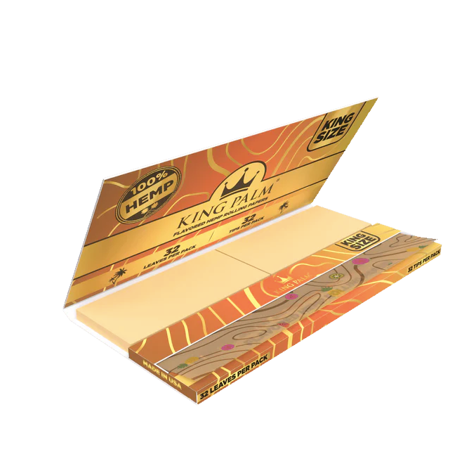 KING PALM キングパーム Hemp Rolling Papers+Tip King Size ペーパー+チップ