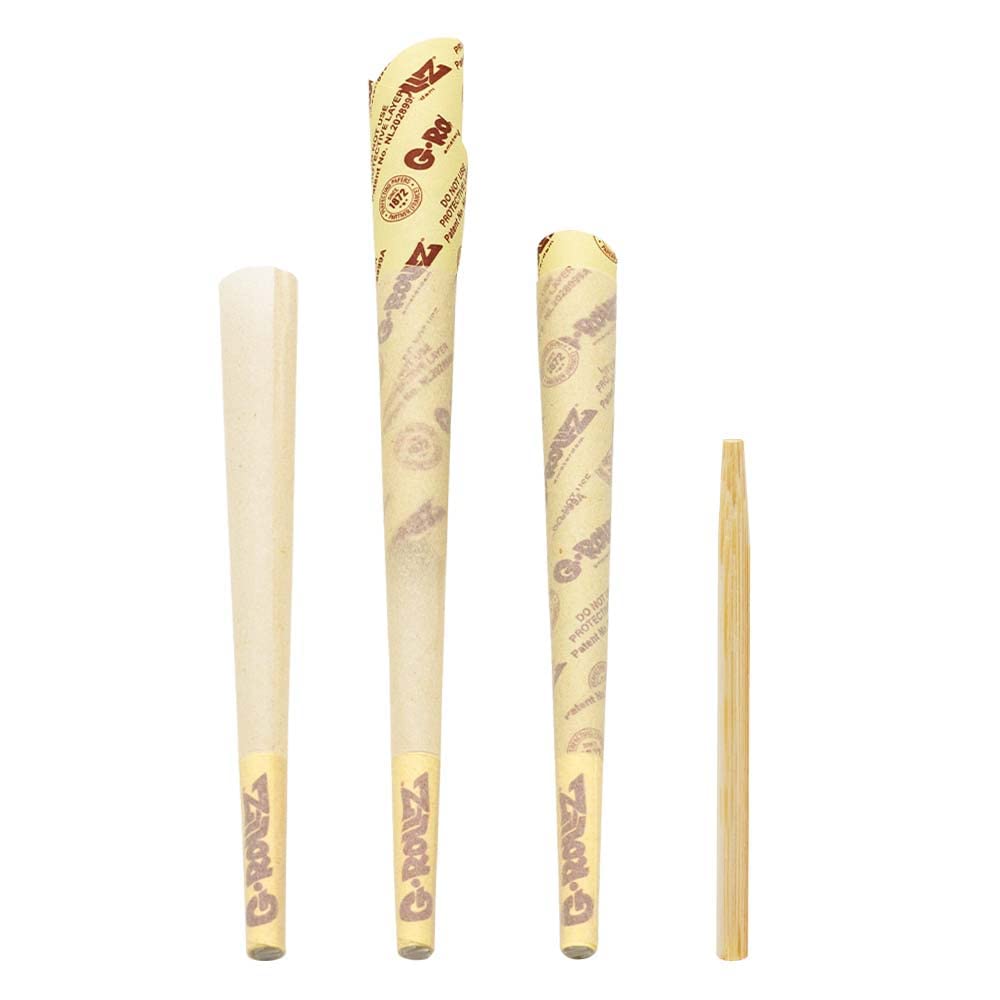 G-ROLLZ x Cheech & Chong ジーロールズxチーチ&チョン Bio Organic Hemp Pre rolled Cones King Size (6本入) プレロールコーンペーパー