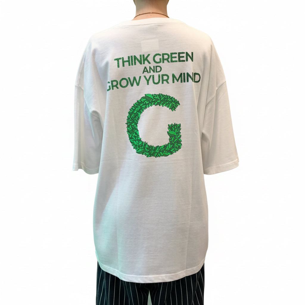 seedleSs シードレス THINK G over size pocket s/s tee Tシャツ ホワイト