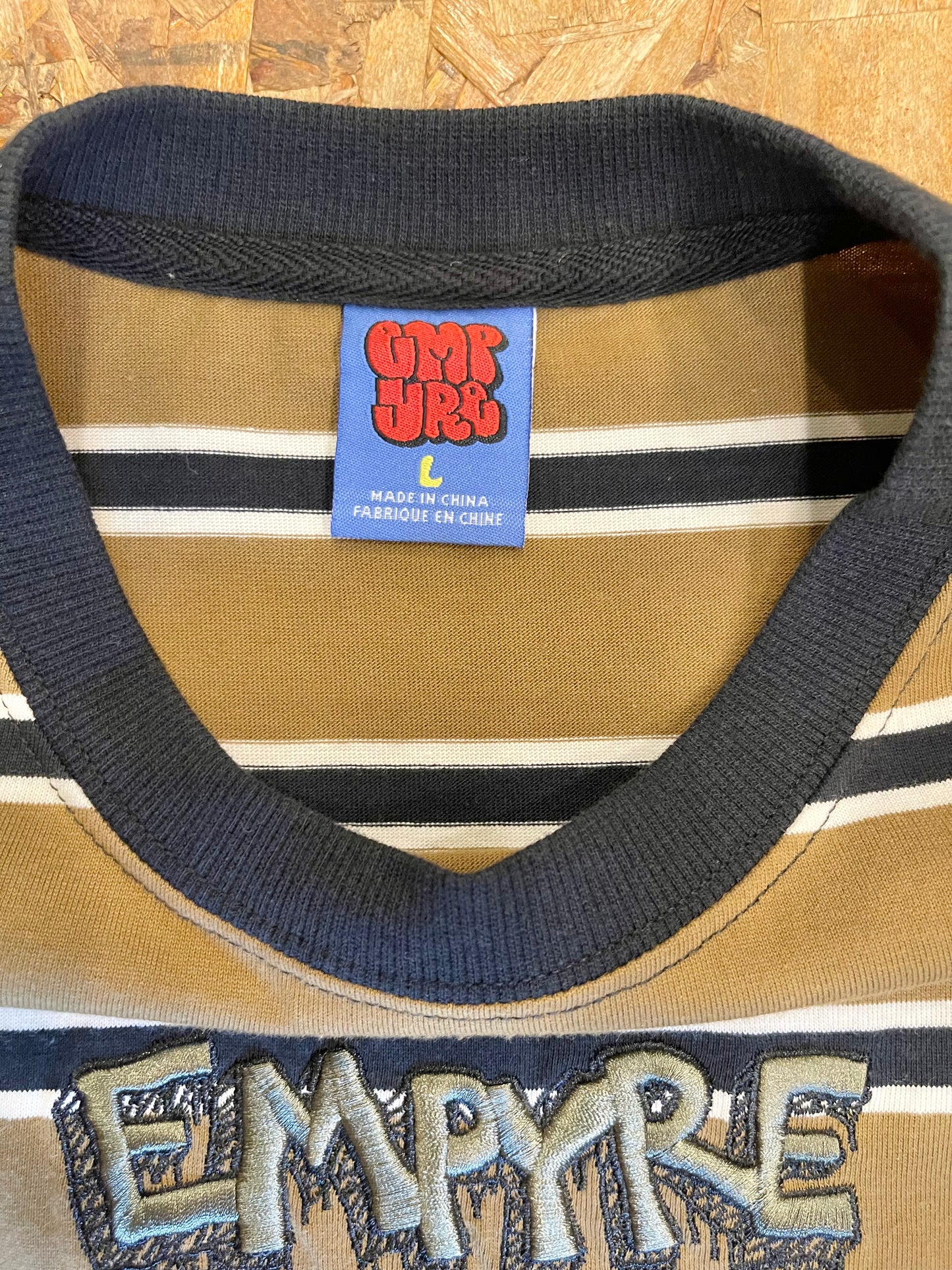 Empyre エンパイア Stove Top Sand Stripe T-Shirt Tシャツ サンド