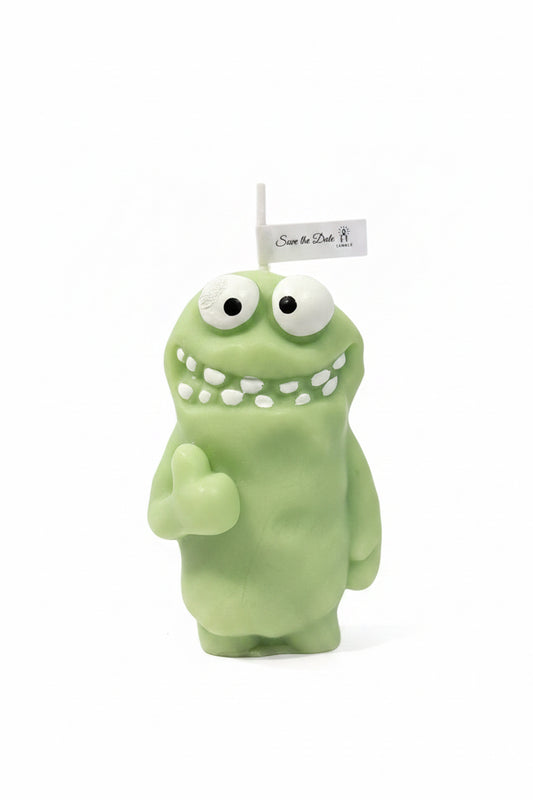 Handmade Funny Monster Shaped Smoke Free Scented Candle 消臭キャンドル