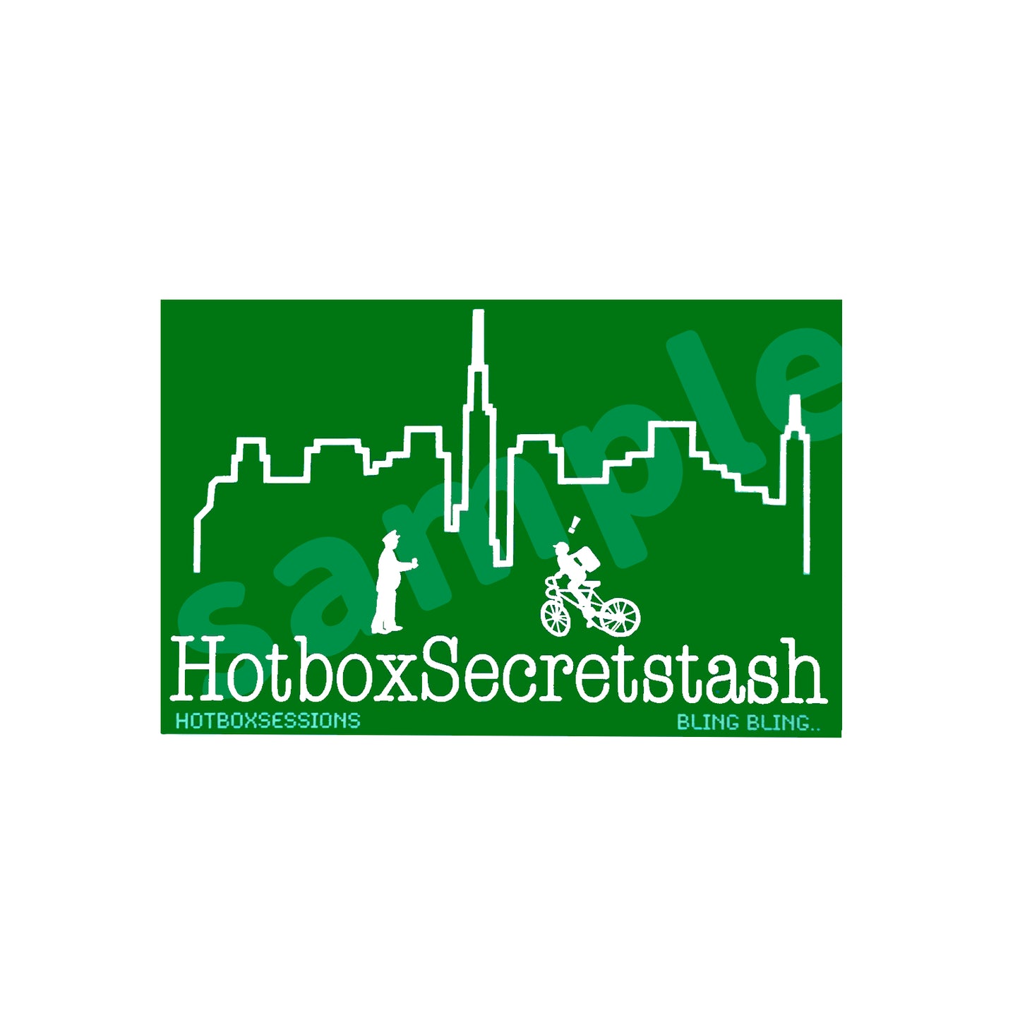 HOTBOX SESSIONS ホットボックスセッションズ "Hotbox Secret stash" ステッカー sticker
