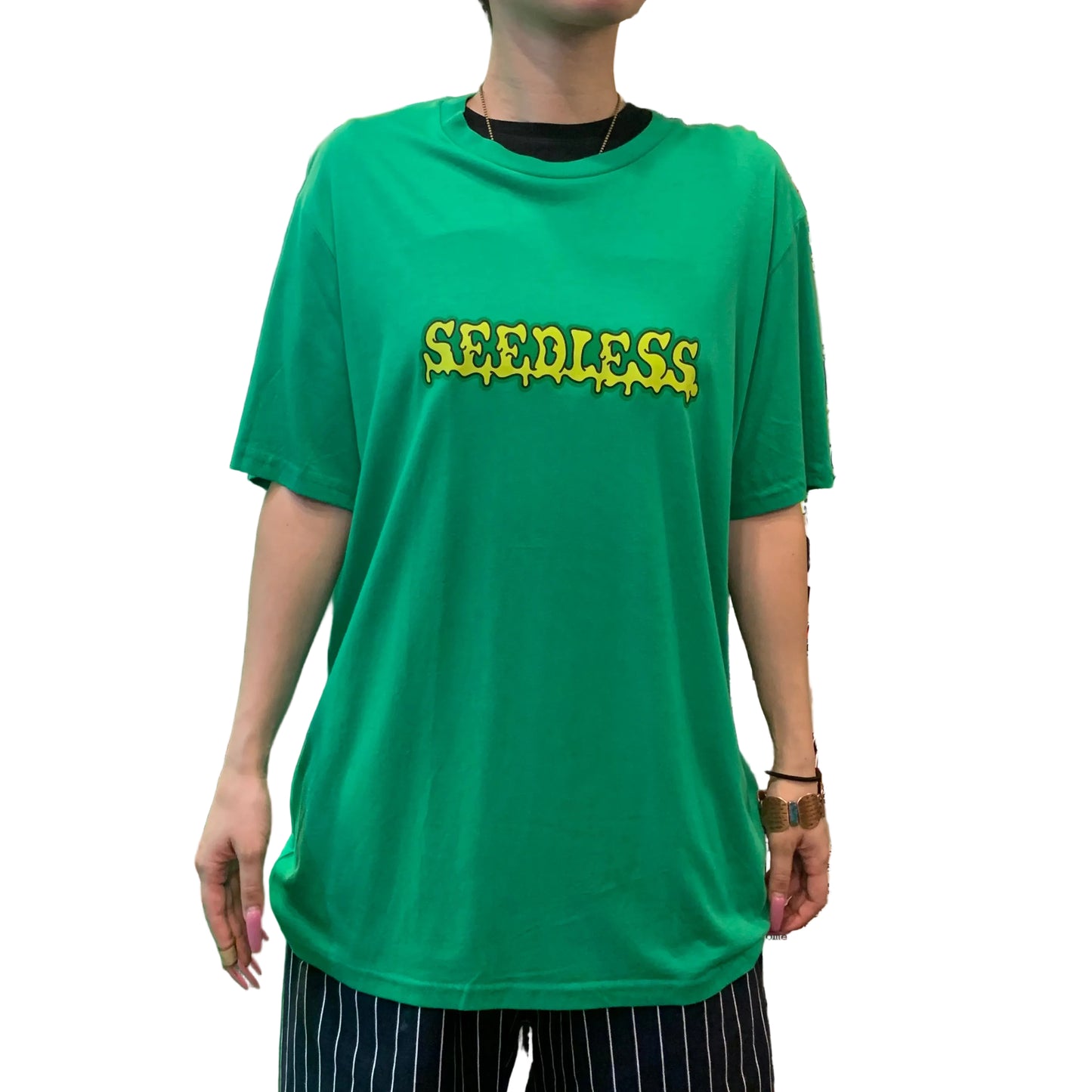 seedleSs シードレス DRIPPY Tシャツ ケリーグリーン