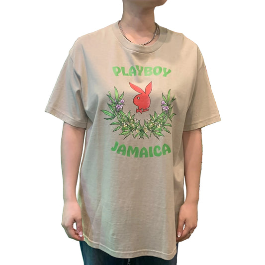 COLOR BARS カラーバーズx PLAY BOY プレイボーイ Jamaica Core Logo Tee Tシャツ サンド