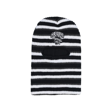 Glo Stripe Ski Mask - Black
