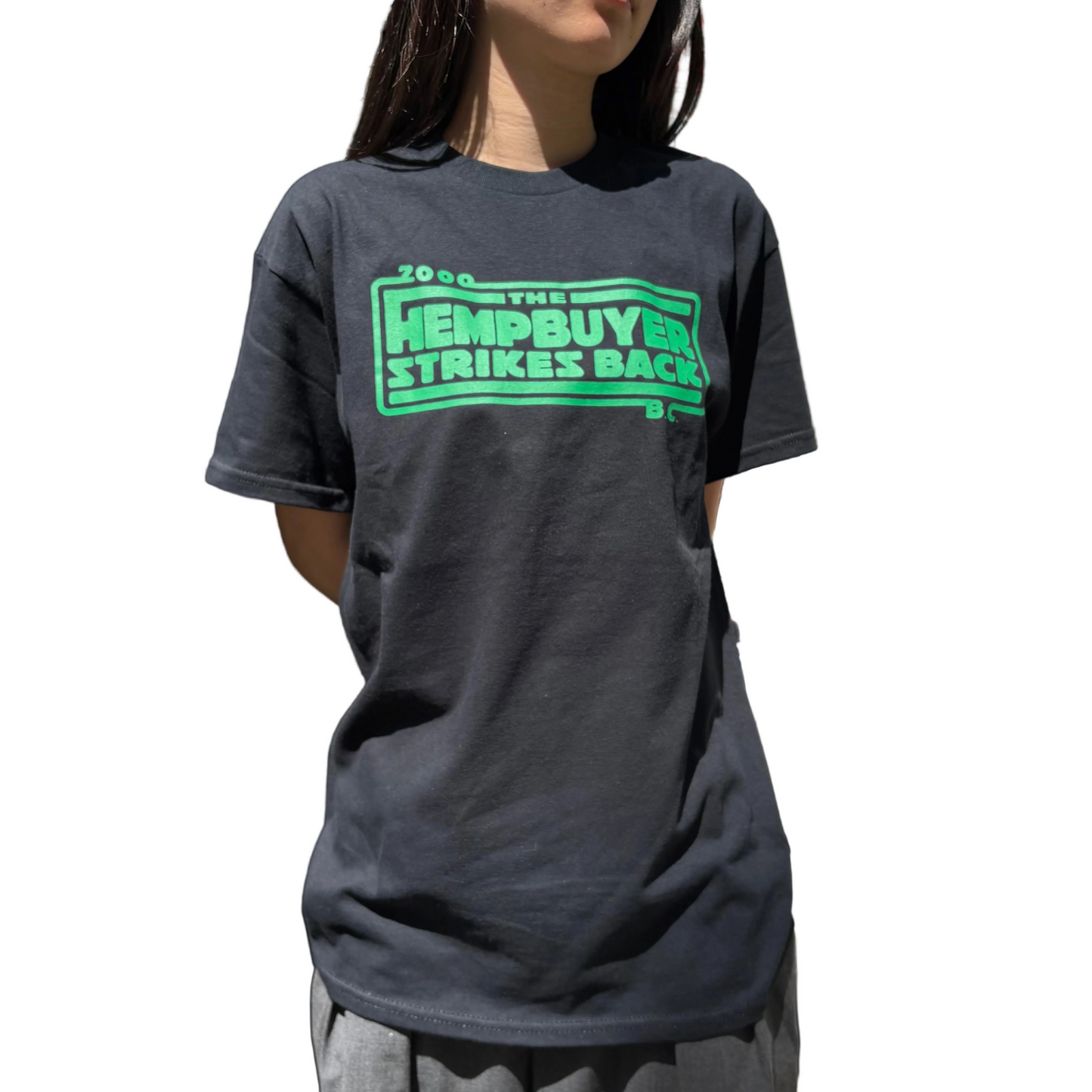 2000B.C. ORIGINALS ツーサウザンドビーシーオリジナル TEE "HEMP BUYER STRIKES BACK" Tシャツ ホワイト/ブラック/グレー/グリーン
