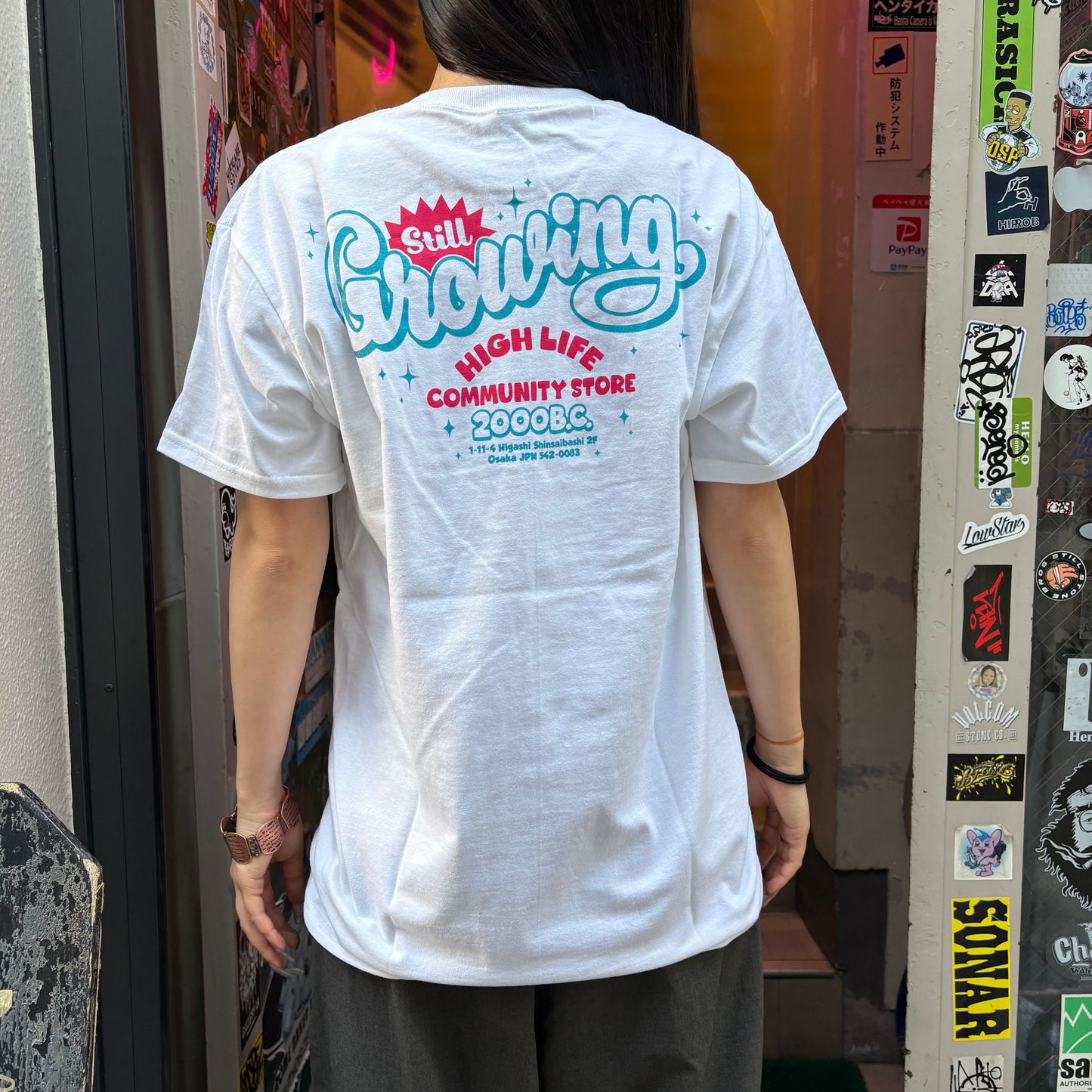 2000B.C. ORIGINALS ツーサウザンドビーシーオリジナルズ TEE "Still Growing" Tシャツ ホワイト/ブラック